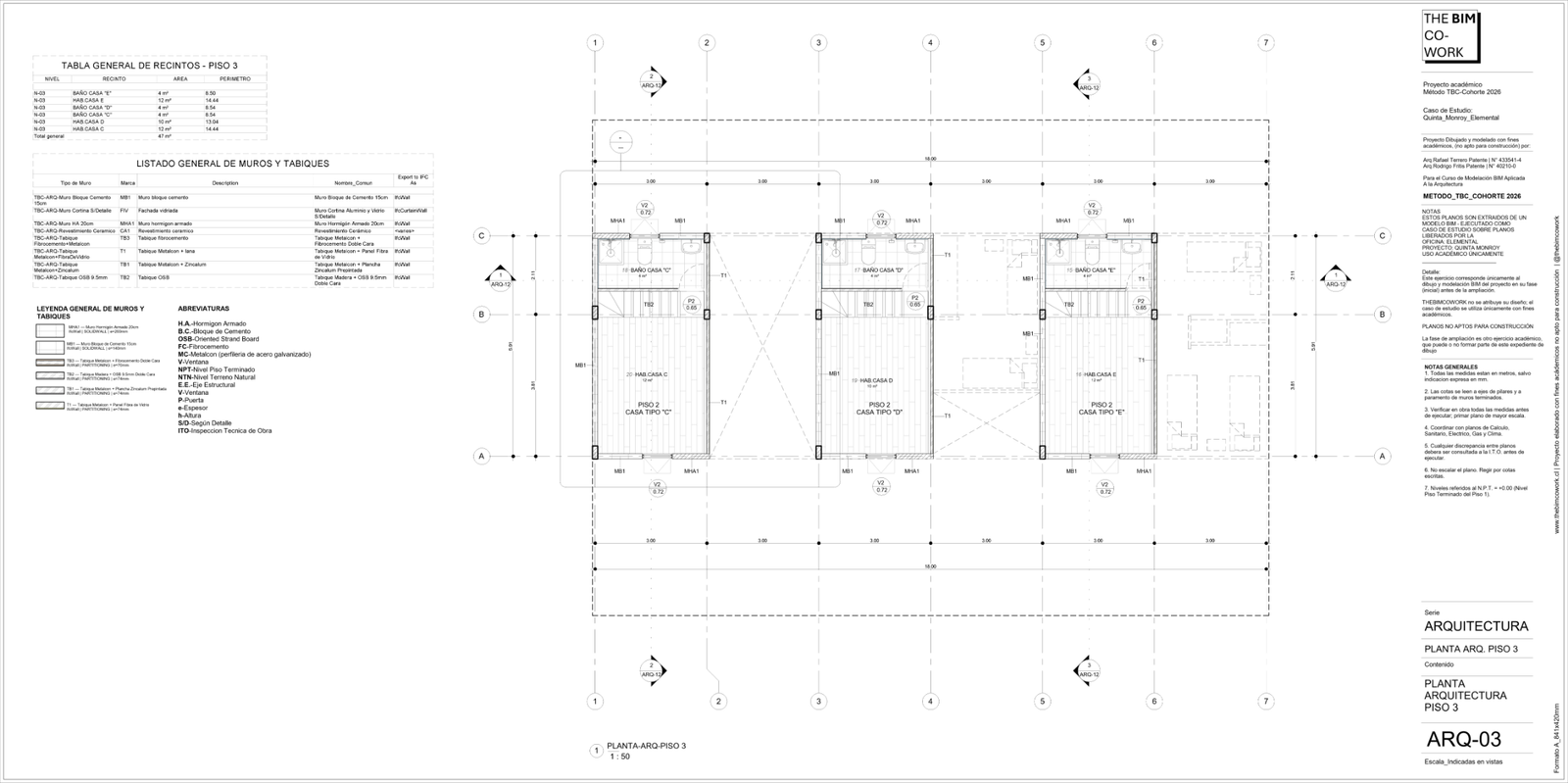 Lámina ARQ-03