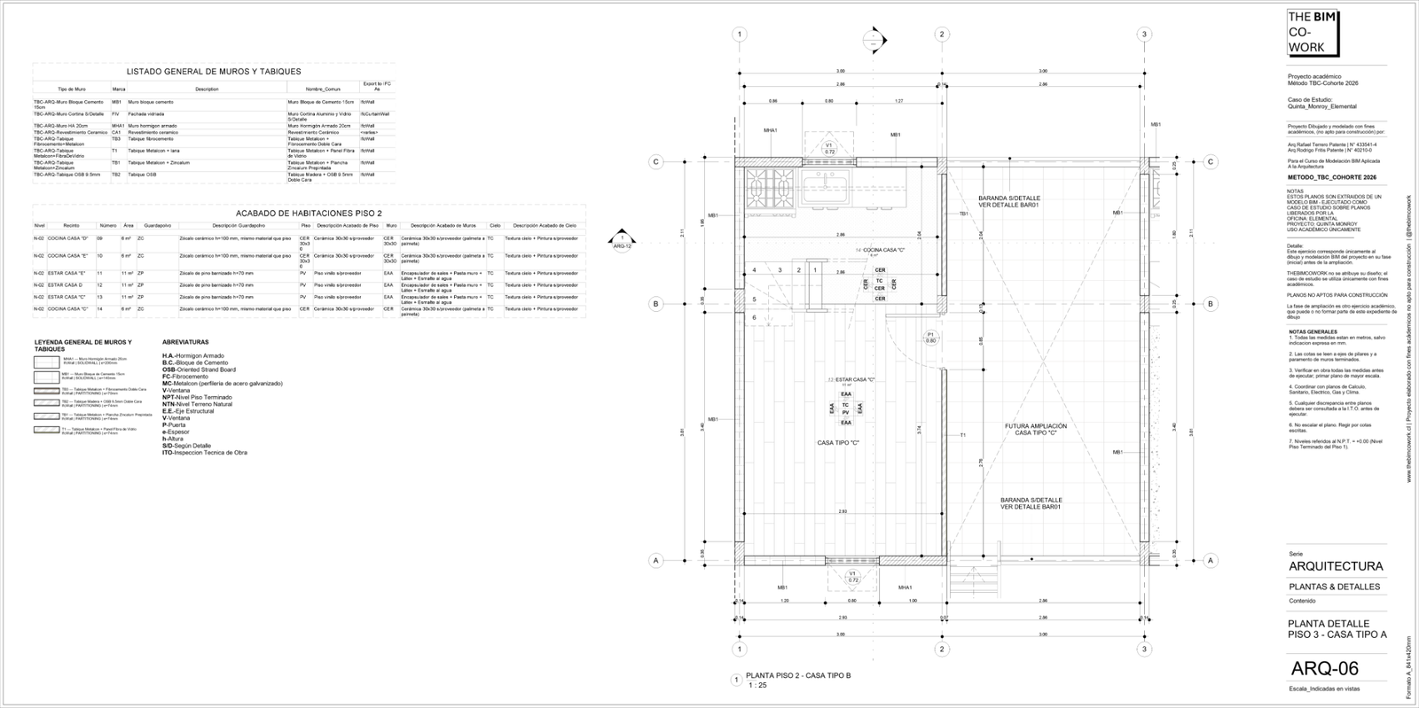 Lámina ARQ-06