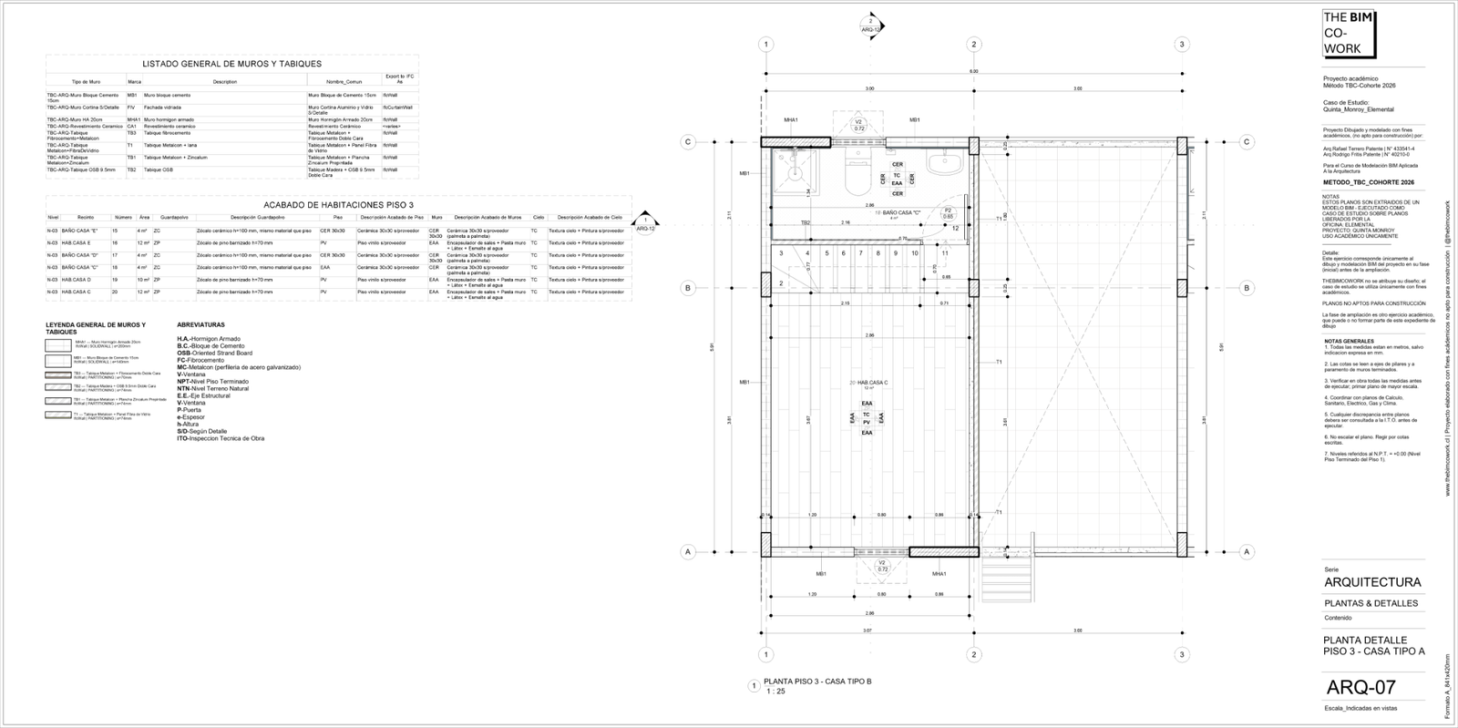 Lámina ARQ-07