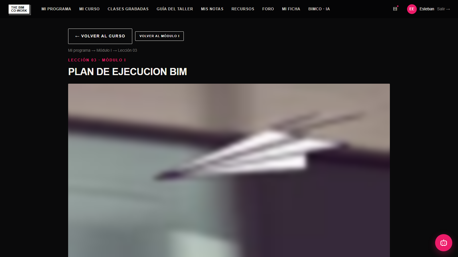 Campus virtual · una lección
